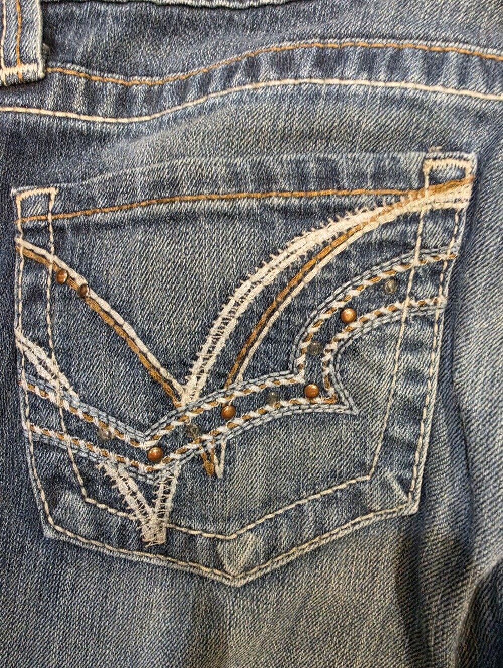 Big Star Sweet Boot Ultra Low Rise Jeans 28L - Picture 7 of 11